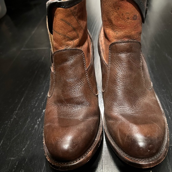 J.B. Dillon Women’s Dark Brown western Ankle Boots - Picture 5 of 8